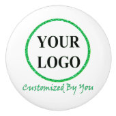 独自の写真を作成ここにロゴを追加 セラミックノブ (正面)