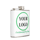 独自の写真を作成ここにロゴを追加 フラスク (右)