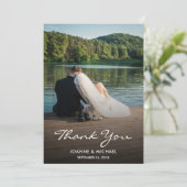 独自の写真を作成しま結婚す。 サンキューカード (スタンド正面)