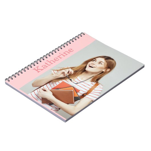 独自の写真を作成し、パステルカラーと名前を付ける ノートブック (左側)