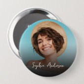 独自の写真を作成し、4つのボタンに名前を付ける 缶バッジ (正面&裏面)