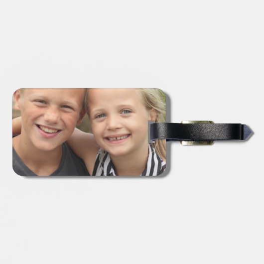 独自の写真を作成するアクリルの荷物タグ ラゲッジタグ (裏面横)