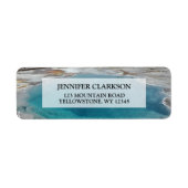 独自の写真を作成するイエローストーン国立公園 ラベル (正面)