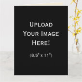 独自の写真を作成するグリーティングカードのアップロード(大) カード (黄色い花)