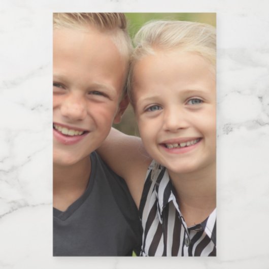 独自の写真を作成するワインボトルラベル ワインラベル (シングルラベル)