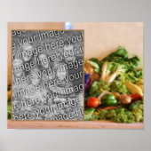 独自の写真を作成する国フェア野菜アート ポスター (正面)