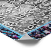 独自の写真を作成するMagnolia Bloms Art ポスター (角)