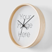 独自の写真を作成するWall Clock 壁時計 (傾斜)