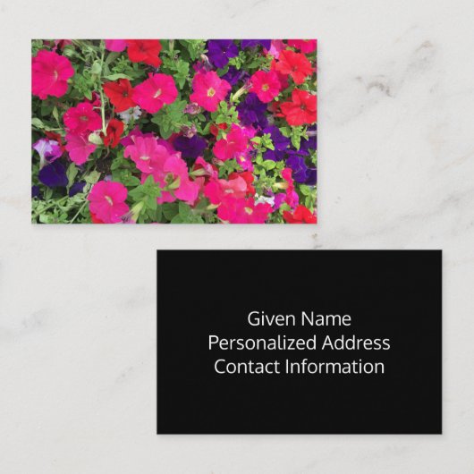 独自の写真を作成 名刺 (正面/裏面)