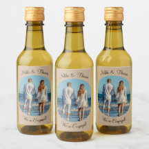 独自の写真を作成Beige婚約名カップル