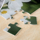 独自の写真を作成Cosmos花Beeフレーム ジグソーパズル (側面)