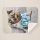 独自の写真を作成Sherpa毛布 シェルパブランケット (正面(横))