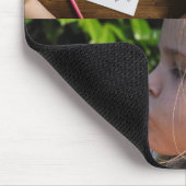 独自の写真を追加するカスタマイズ可能な4イメージマウスパッド マウスパッド (コーナー)