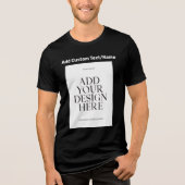 独自の写真イメージの追加写真文字はこちらカスタム トライブレンドＴシャツ (正面)