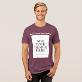 独自の写真イメージの追加写真文字はこちらカスタム トライブレンドＴシャツ (正面全面)