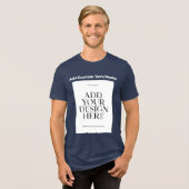 独自の写真イメージの追加写真文字はこちらカスタム トライブレンドＴシャツ (正面全面)