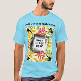 独自の写真イメージの追加写真文字はこちらカスタム Tシャツ