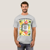 独自の写真イメージの追加写真文字はこちらカスタム Tシャツ (正面フル)