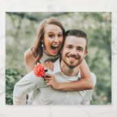 独自の写真イメージを作成する スパークリングワインラベル (シングルラベル)