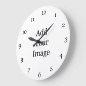 独自の写真ウォールクロックを作成。 ラージ壁時計 (傾斜)