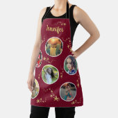 独自の写真コラージュを作成クリスマスモノグラム エプロン (インサイチュ)