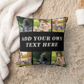 独自の写真コラージュを作成 クッション (ブランケット)