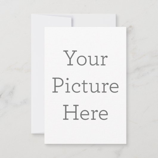 8.9cm x 12.7cmフラットサンキューカード (正面)