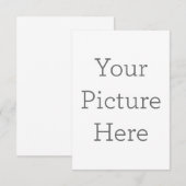 8.9cm x 12.7cmフラットサンキューカード (正面/裏面)