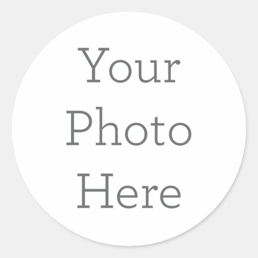 独自の写真シールを作成 ラウンドシール (正面)