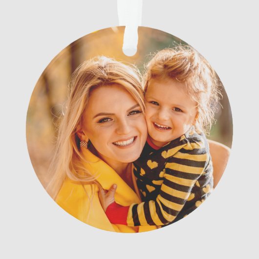 独自の写真テンプレートの追加 オーナメント (裏面)