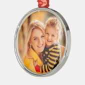 独自の写真テンプレートの追加 メタルオーナメント (左)