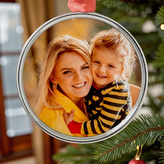 独自の写真テンプレートの追加 メタルオーナメント