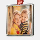 独自の写真テンプレートの追加 メタルオーナメント (左)