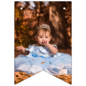 独自の写真テンプレートパーソナライズされた誕生日 バンティングフラッグ (第3の旗)