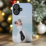 独自の写真テンプレート名のパーソナライズされた作成 iPhone 16ケース<br><div class="desc">独自の写真テンプレート名を作パーソナライズされた成iPhone 16ケースは自分の名前やパーソナライズされた文字を持つ写真や画像をカスタム特徴とする。文字パーソナライズされたボックスの文字を編集し、自分の写真を追加する。Evco Studio www.zazzle.com/store/evcostudioによって作成</div>