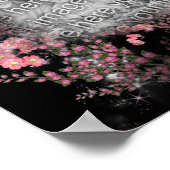 独自の写真フローラをエレガント作縁ど成 ポスター (角)