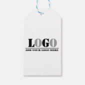 独自の写真会社の作成 ギフトタグ (正面)