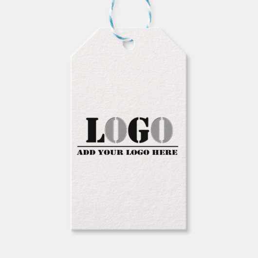 独自の写真会社の作成 ギフトタグ (正面)