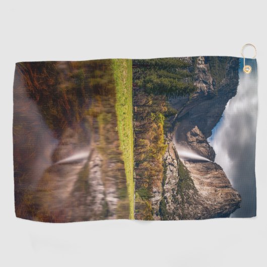 独自の写真写真のパーソナライズされた作成 ゴルフタオル (横)