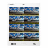 独自の写真出荷ラベルを作成する、テンプレート ラベル (フルシート)