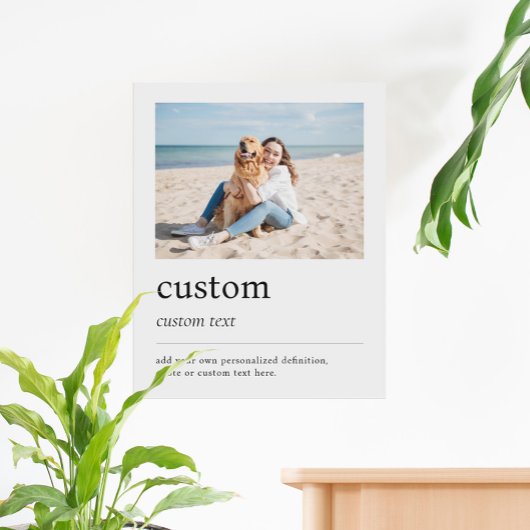 独自の写真定義を作成 ポスター