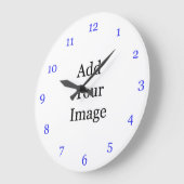 独自の写真時計を作成。自分の写真を追加する ラージ壁時計 (傾斜)