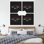 独自の写真結婚コラージュの作成003 キャンバスプリント (インサイチュ (寝室))