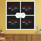 独自の写真結婚コラージュの作成003 キャンバスプリント (インサイチュ (リビング))