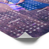 独自の写真2022カレンダーの追加 |ポスター ポスター (角)