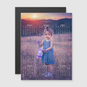 独自の写真2024カレンダーの追加 |磁気カード (正面/裏面)