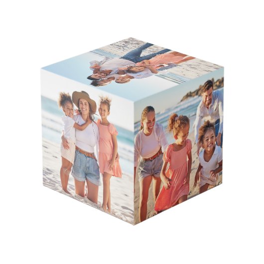 独自の写真5サイドファミリーフォトの作成 フォトキューブ (裏面アングル)