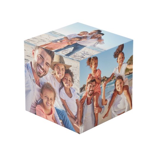 独自の写真5サイドファミリーフォトの作成 フォトキューブ (正面アングル)
