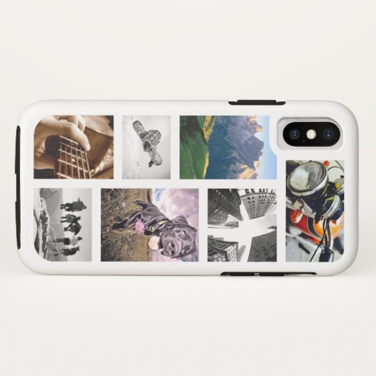 独自の写真/アートワーク/ロゴイメージのコラージュを作成 Case-Mate iPhoneケース (裏面(横))