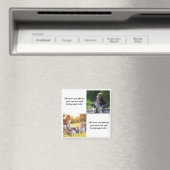 独自の写真、文字、背景の投げパイを追加する マグネット (インサイチュ (食洗機))